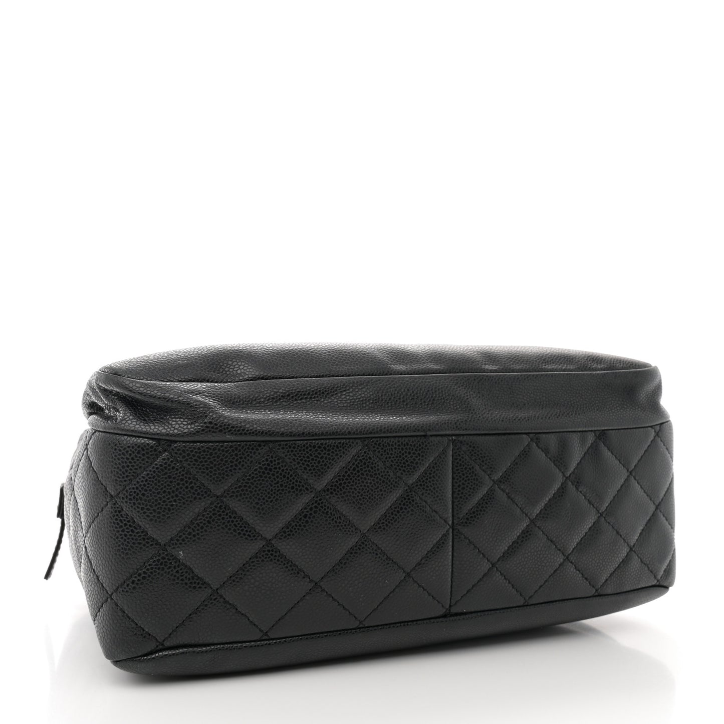 Caviar Quilted Timeless CC Bowler Bag Black