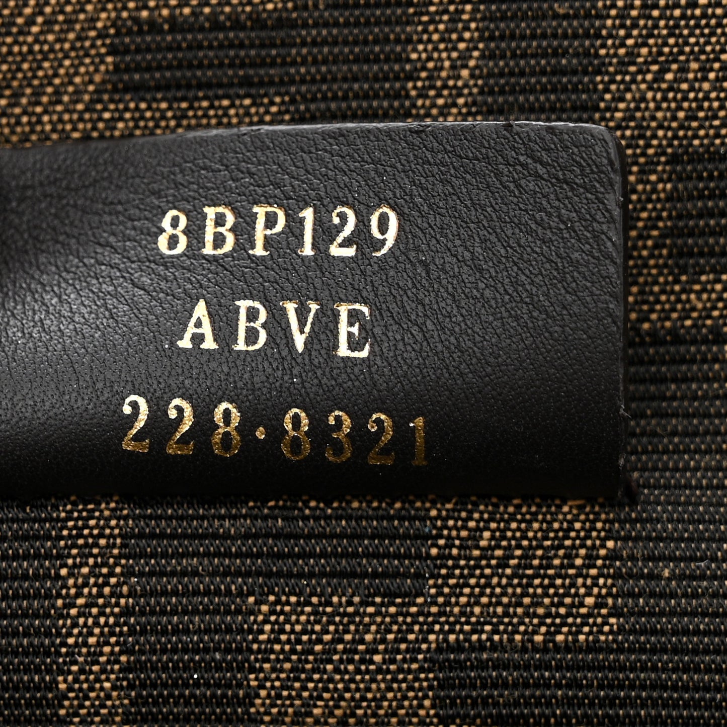 Shiny Nappa Medium Fendi First Dark Blue
