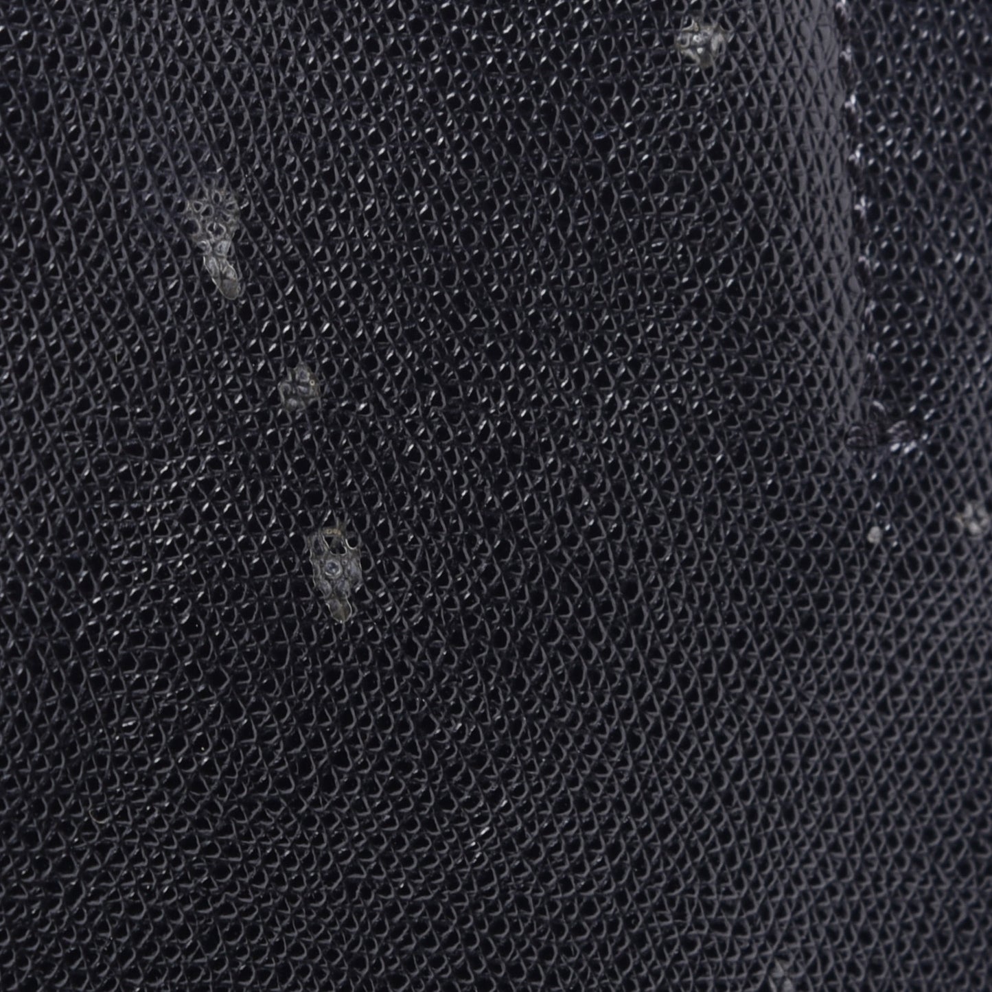 Grained Calfskin Small Vertical Cabas Black