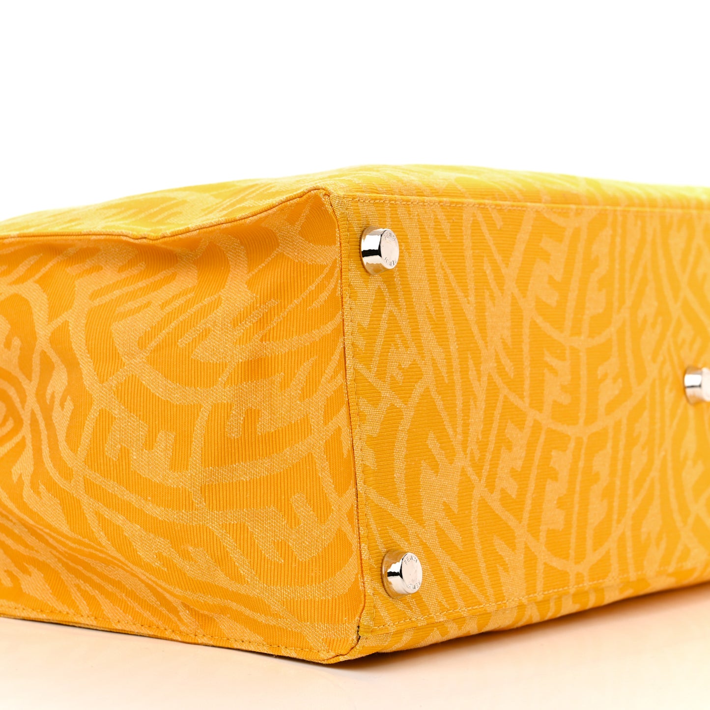 X SARAH COLEMAN Fabric Jacquard Vitello Grace Light FF Vertigo East West Shopper Tote Mimosa