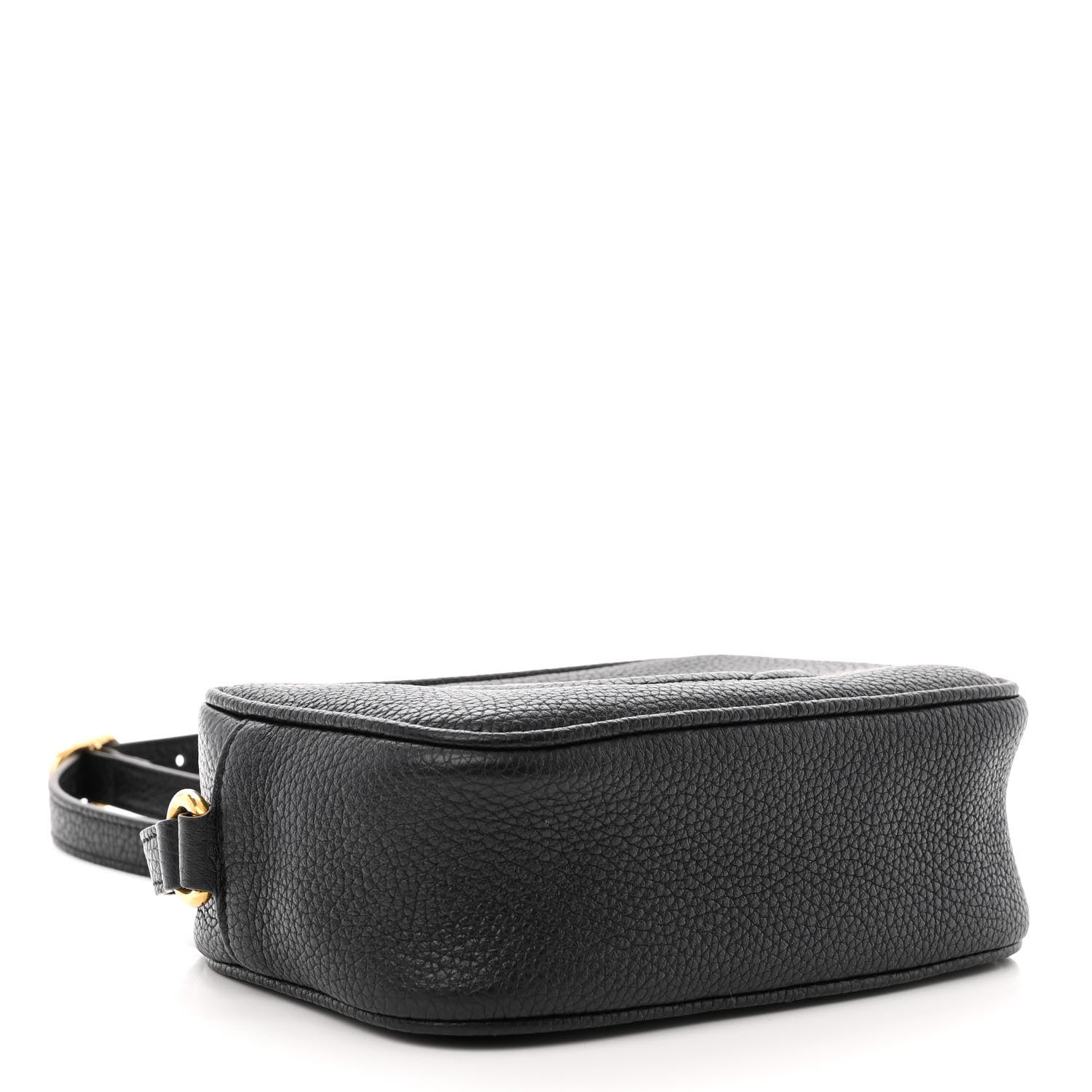 Gucci Pebbled Calfskin Mini Soho Disco Bag Black 4 of 10