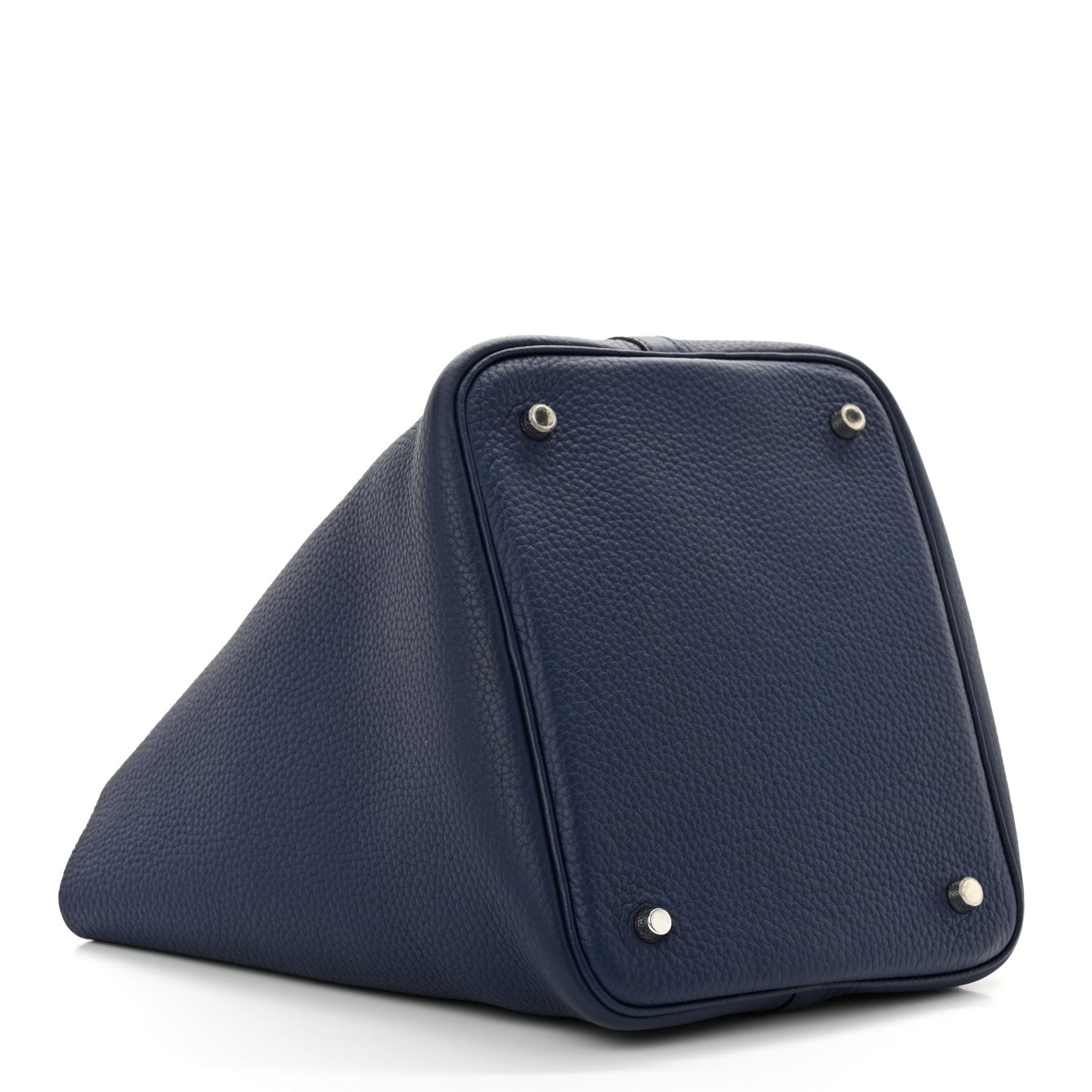 Hermes Taurillon Clemence Picotin Lock 22 MM Bleu De Malte 4 of 12