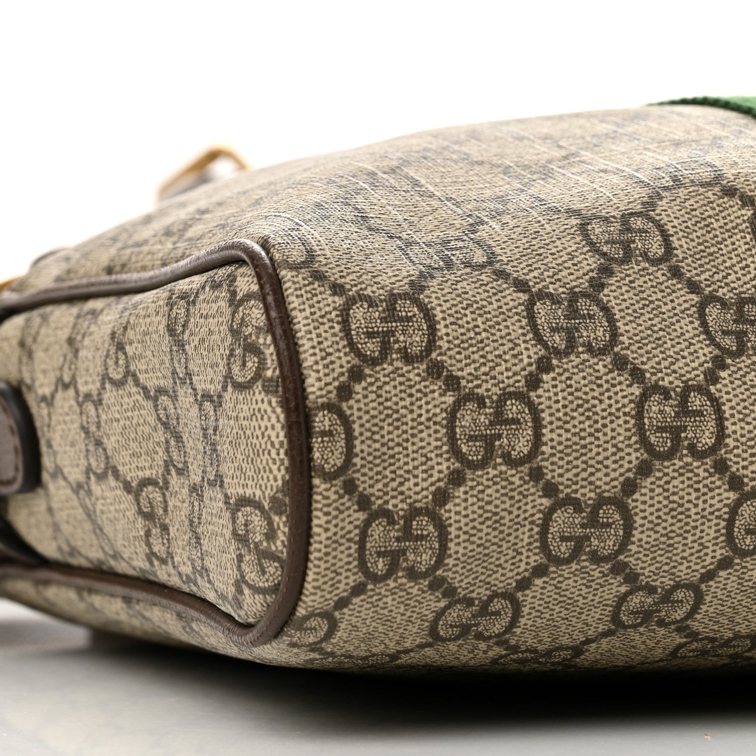 Gucci GG Supreme Monogram Web Medium Ophidia Messenger Bag Brown 10 of 11
