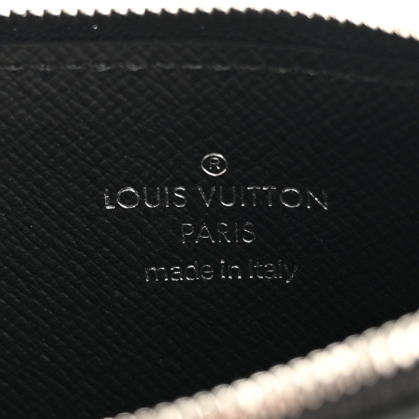 Louis Vuitton Monogram Eclipse Taiga Coin Card Holder 6 of 9