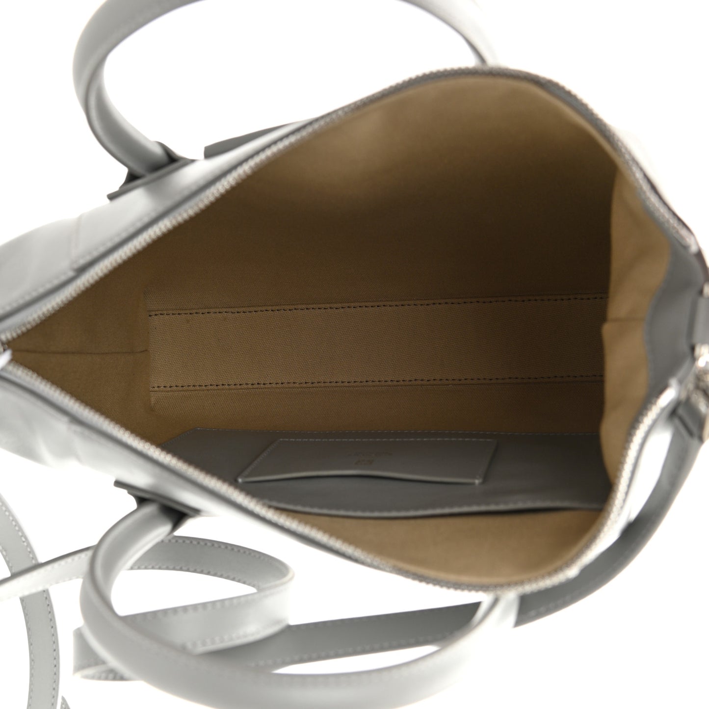 Calfskin Small Soft Antigona Pearl Grey