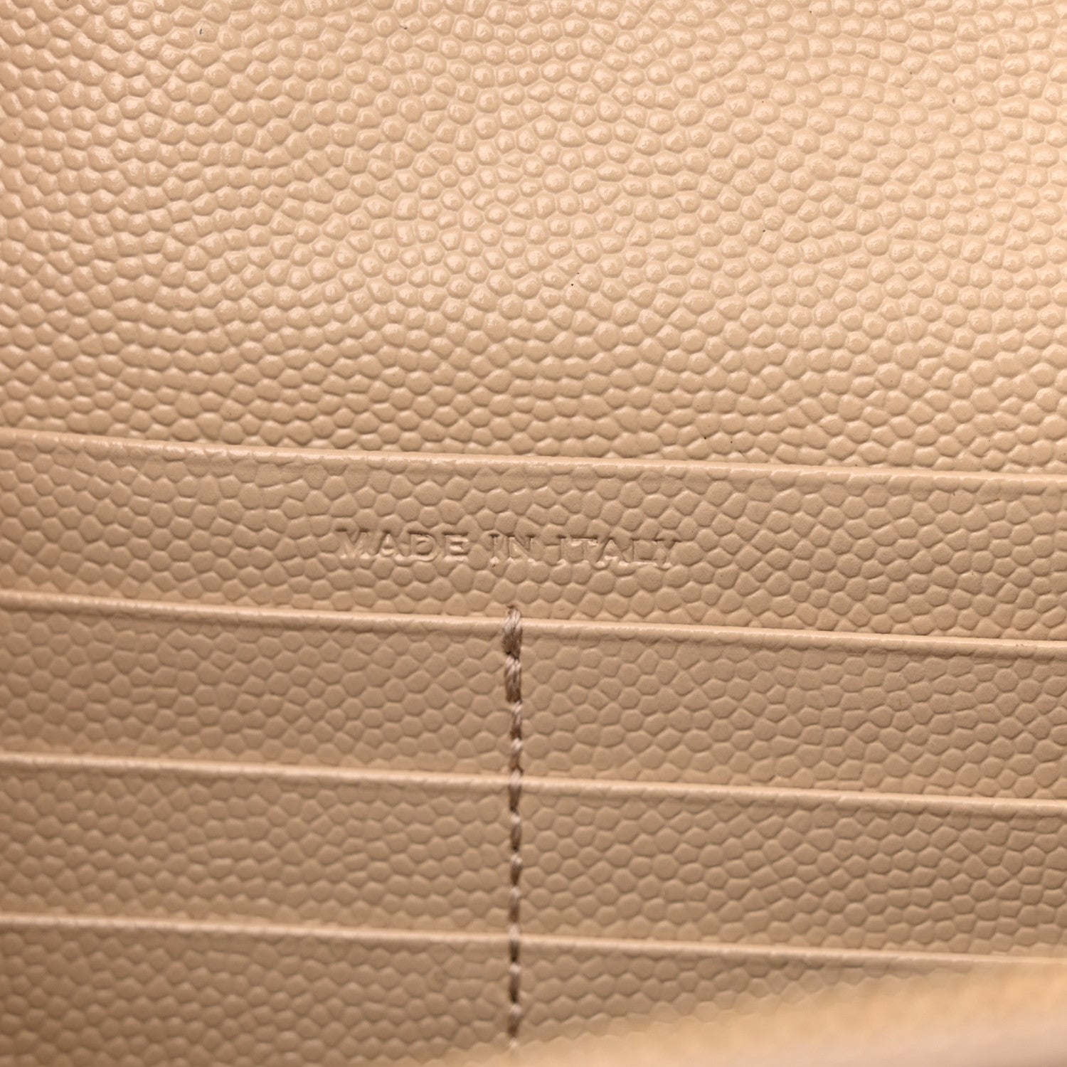 Saint Laurent Grain De Poudre Matelasse Chevron Monogram Envelope Chain Wallet Nude Powder 6 of 15