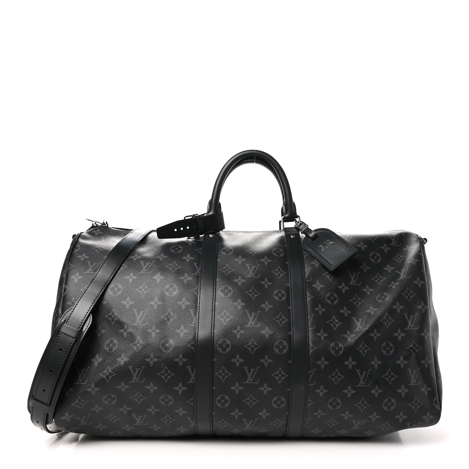 Louis Vuitton Monogram Eclipse Keepall Bandouliere 55 1 of 11