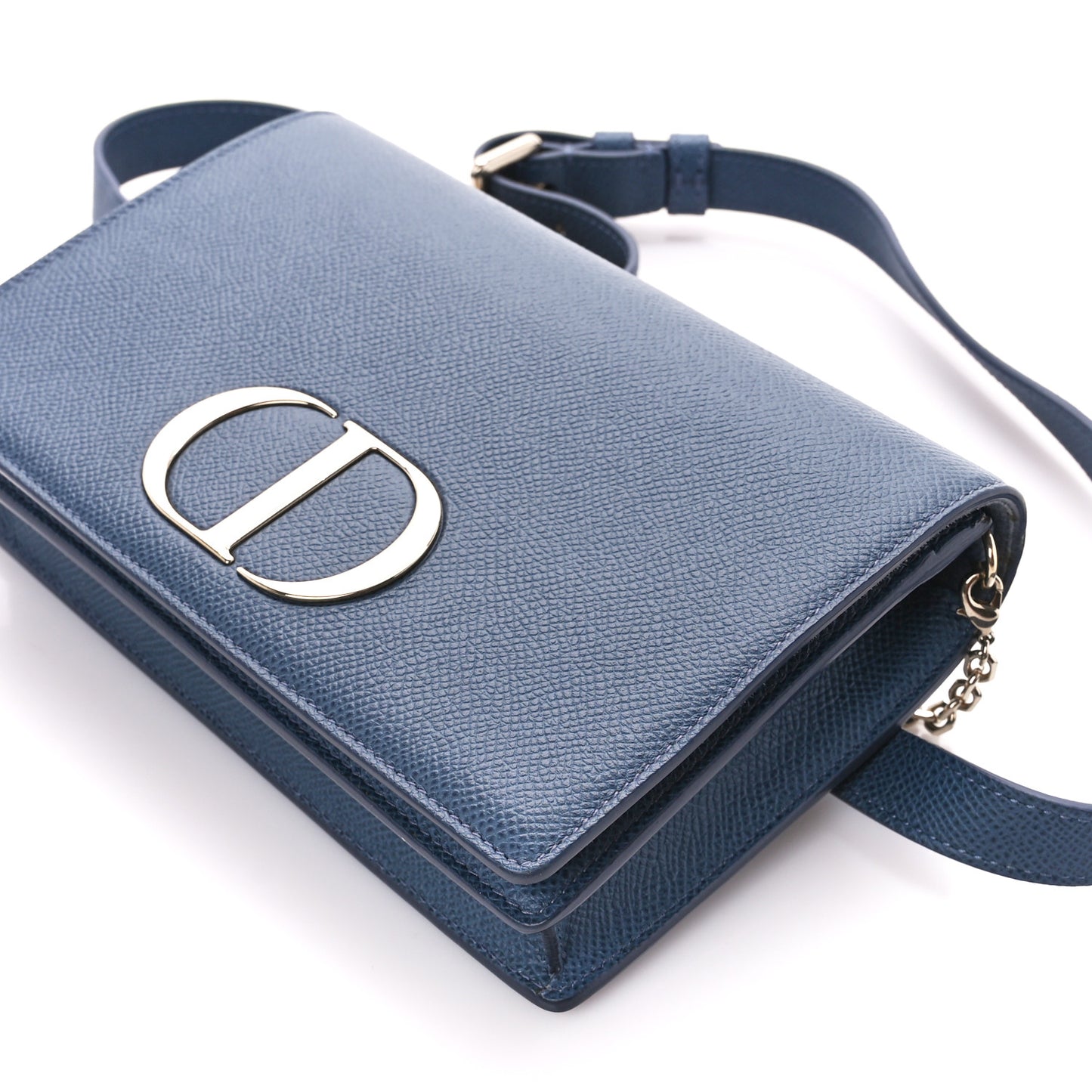 Calfskin 30 Montaigne 2 in 1 Pouch Dark Blue