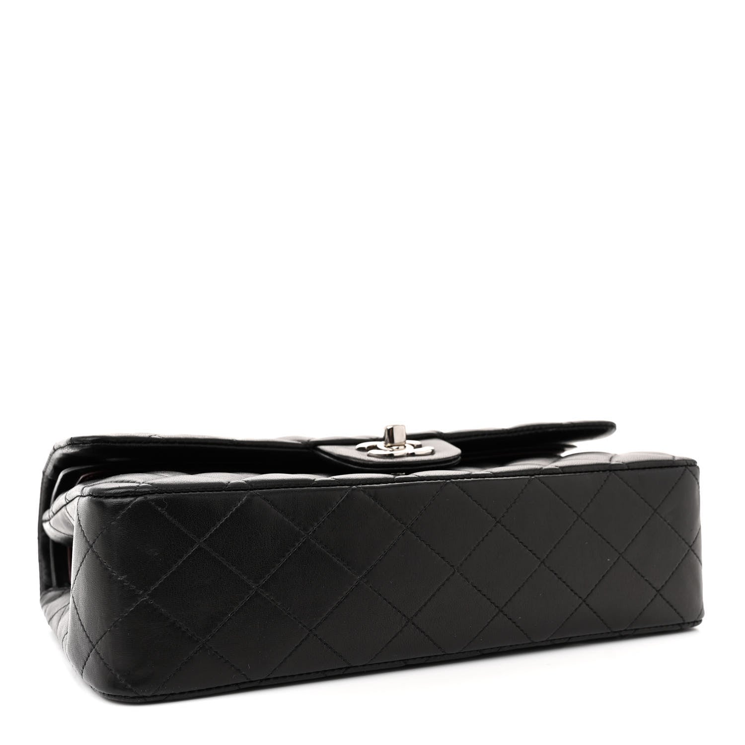 Chanel Lambskin Quilted Medium Double Flap Black 4 of 11