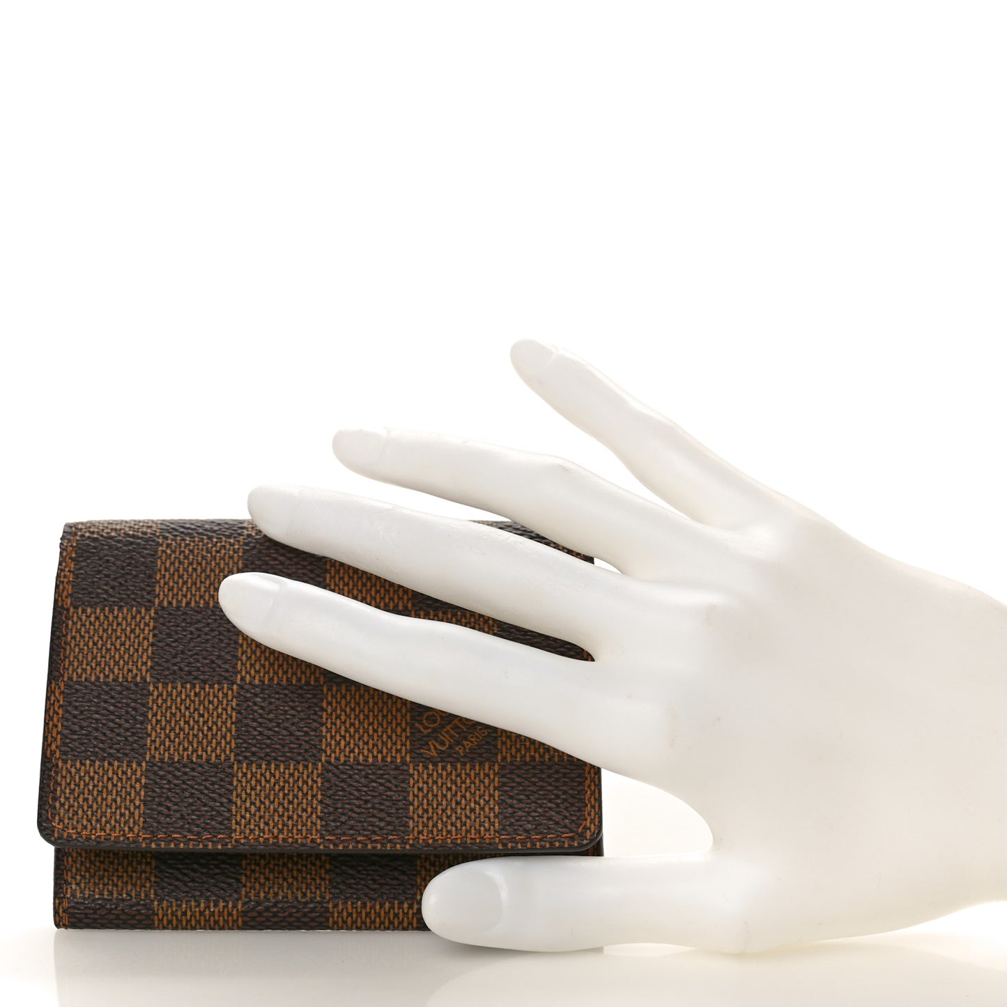 Damier Ebene Business Card Holder