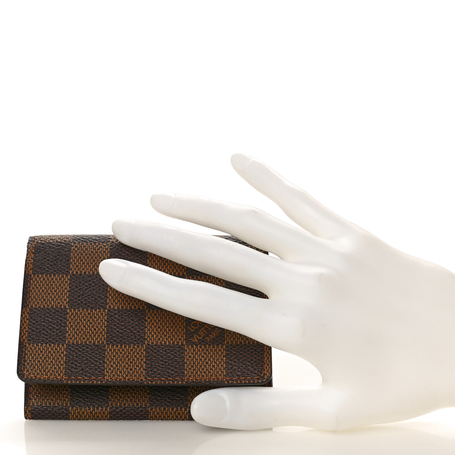 Louis Vuitton Damier Ebene Business Card Holder 2 of 8