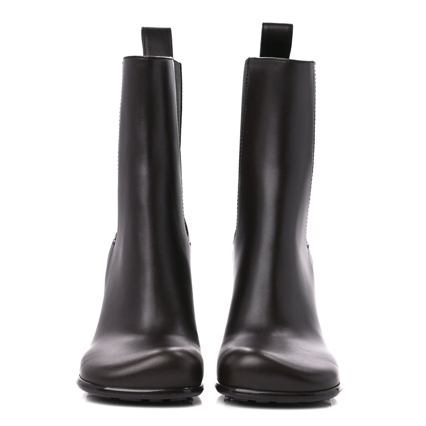 Calfskin Storm Chelsea Boots 35.5 Brown