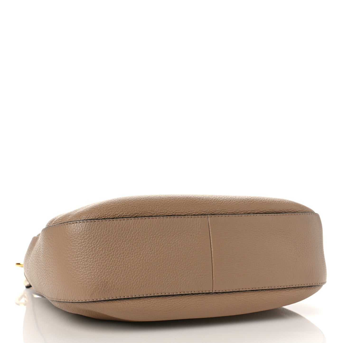 Vitello Phenix Zippered Messenger Hobo Cammeo