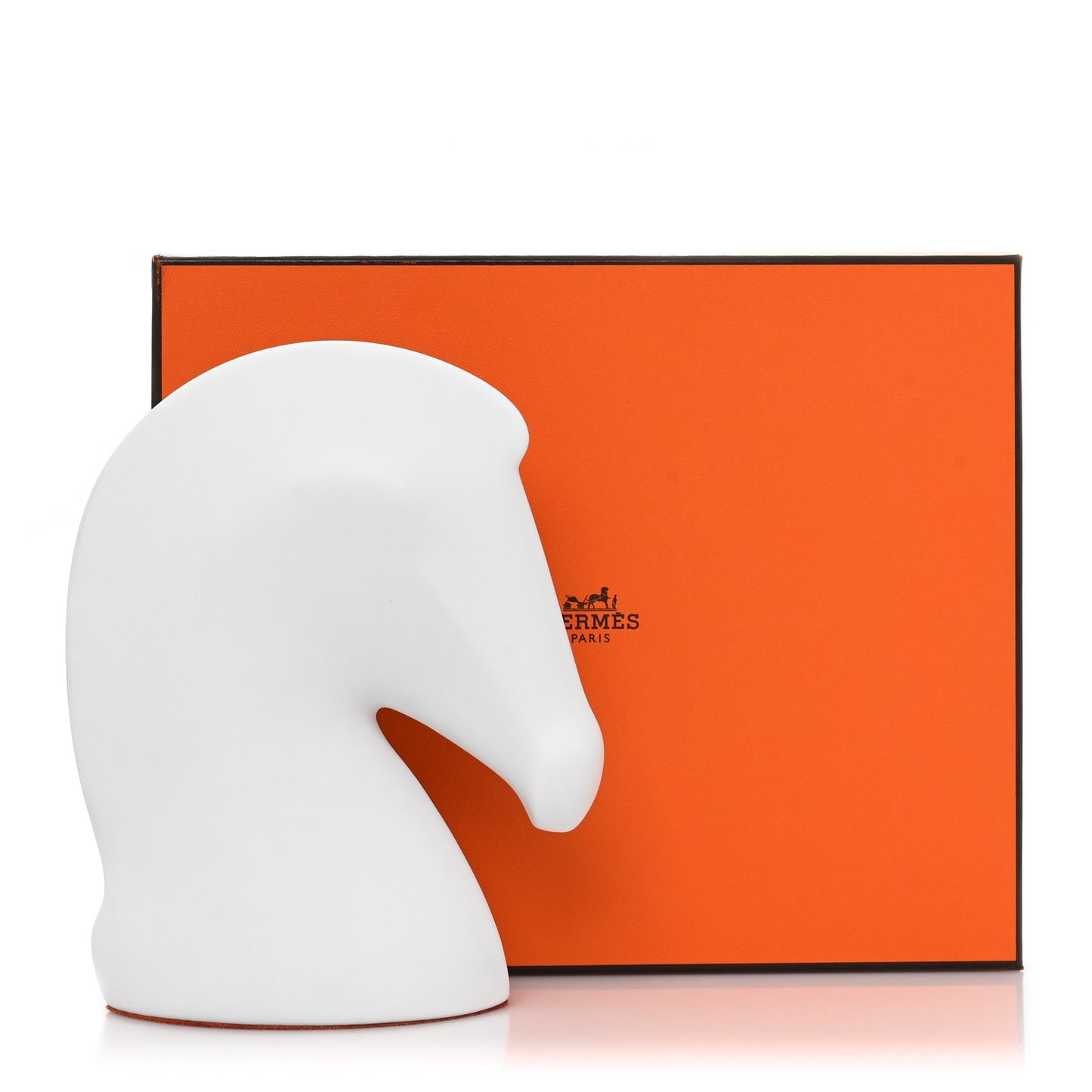 Porcelain Samarcande Paperweight Biscuit Orange