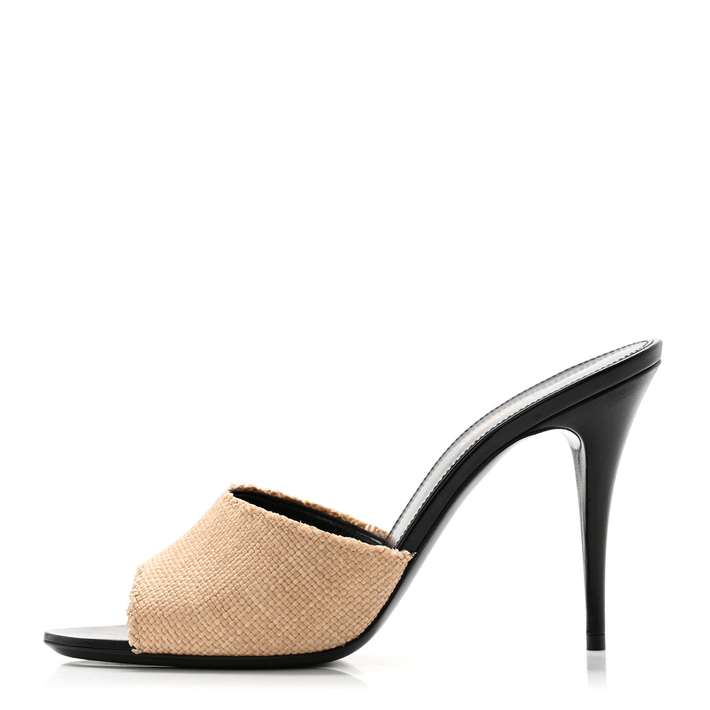 Raffia Calfskin La 16 95 Mule Sandals 40 Cammello