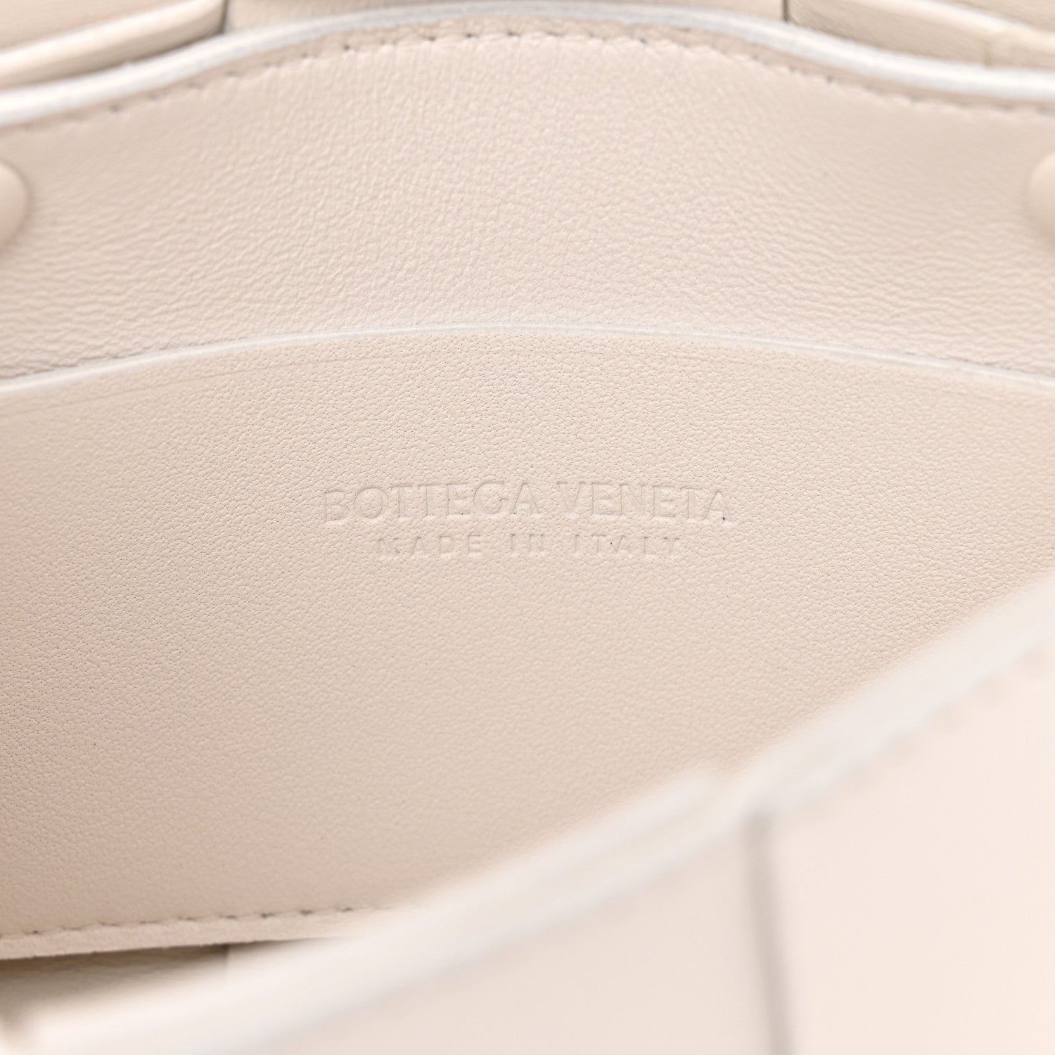 Bottega Veneta Lambskin Maxi Intrecciato Extra Mini Cassette Crossbody Bag White 6 of 12