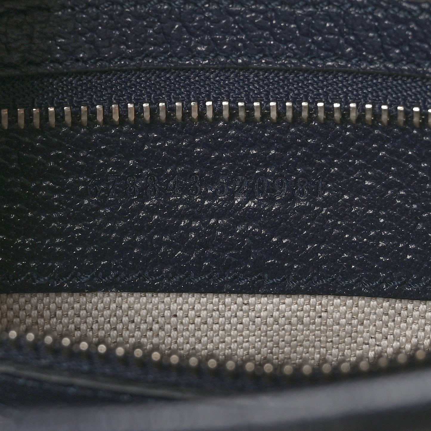 GG Supreme Monogram Textured Dollar Calfskin Web Small Jackie 1961 Hobo Beige Blue