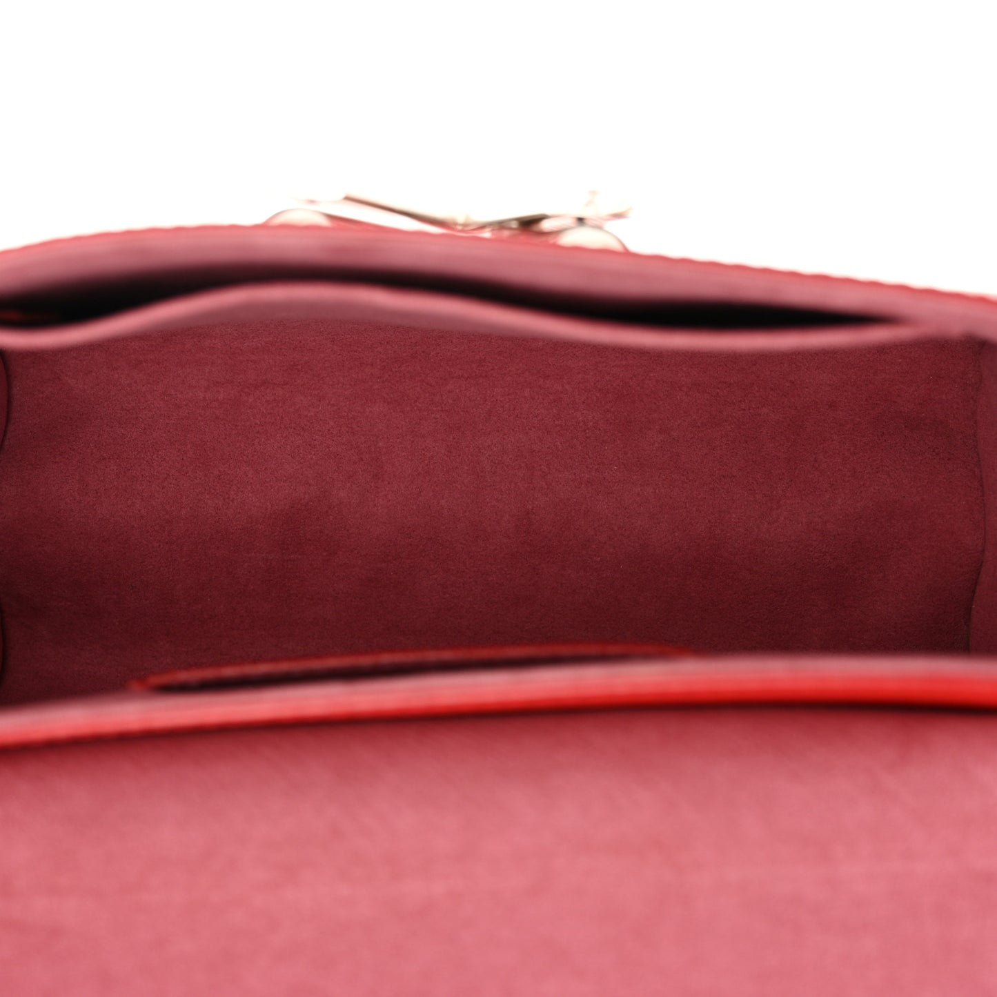Epi Twist Shoulder Bag MM Coquelicot
