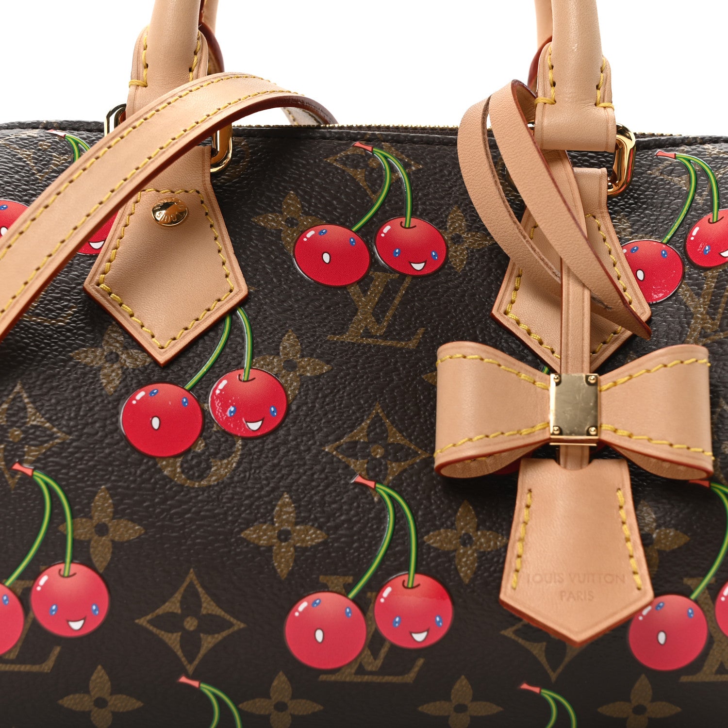 Louis Vuitton LV X TM Monogram Cerises Speedy Bandouliere 20 7 of 10