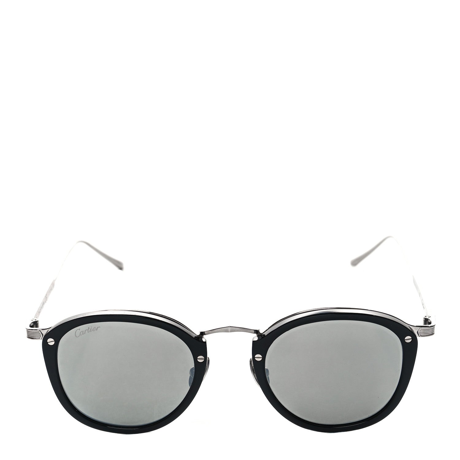 Cartier C De Cartier Sunglasses Silver Black 2 of 8