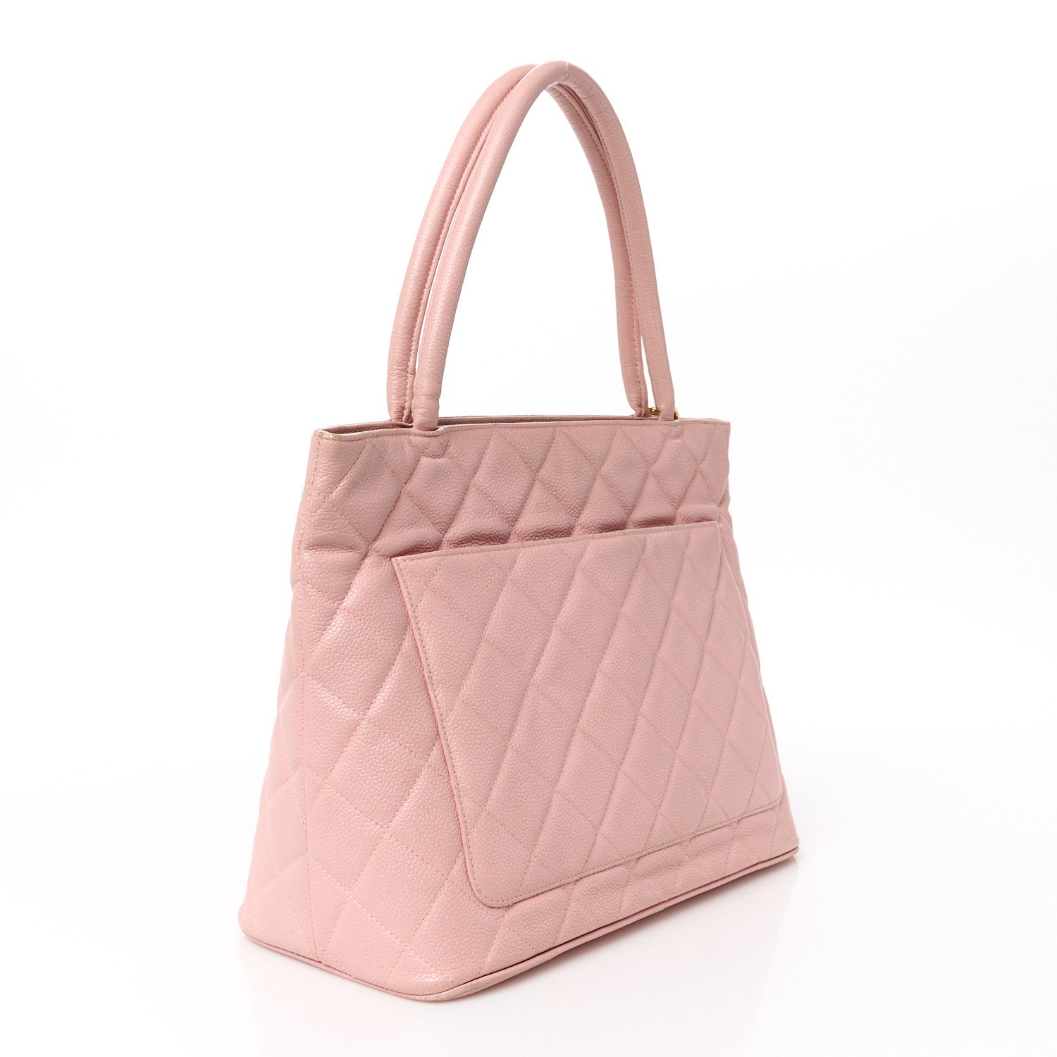 Chanel Caviar Quilted Medallion Tote Light Pink 3 of 12