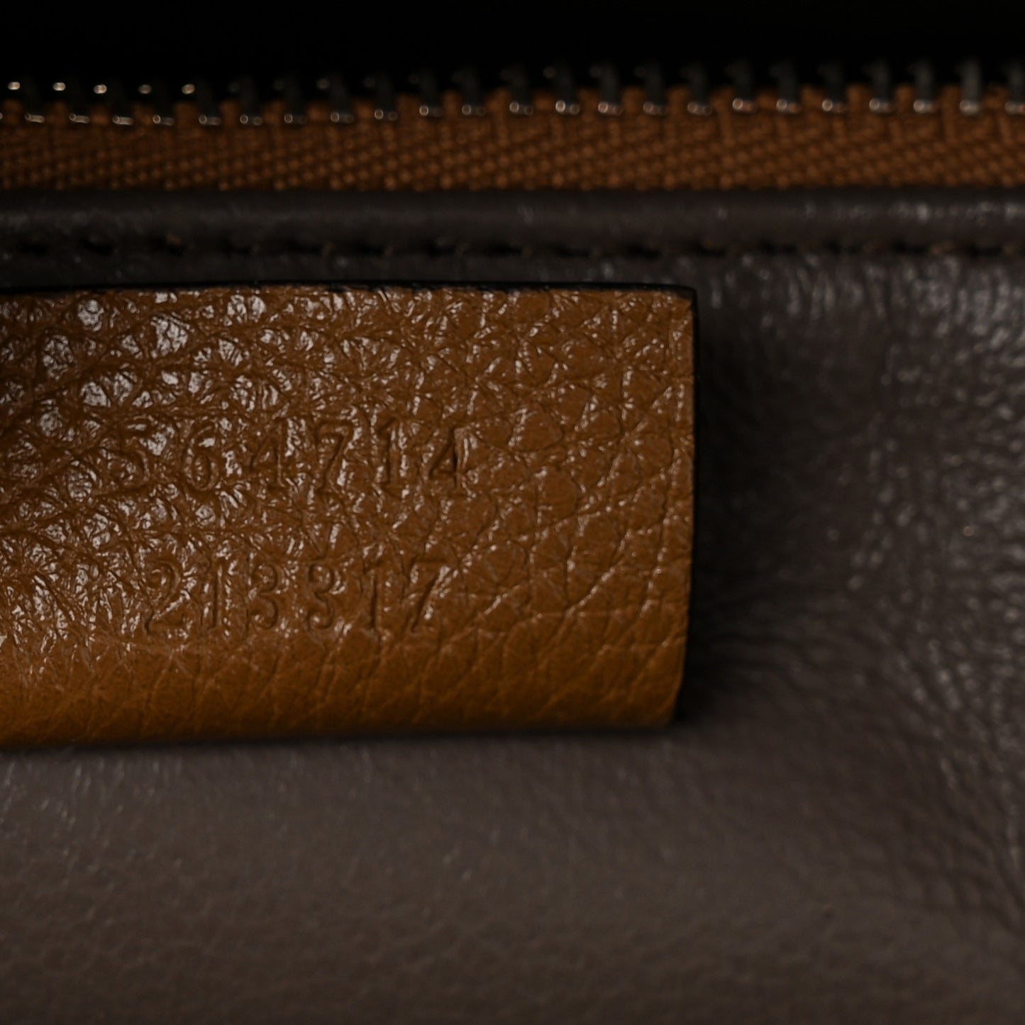 Grainy Calfskin Medium Zumi Top Handle Bag Friky Taupe