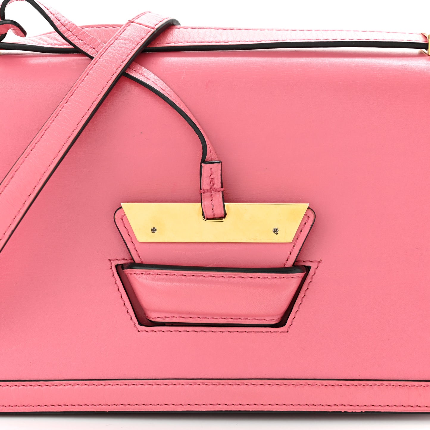Calfskin Medium Barcelona Shoulder Bag Pink
