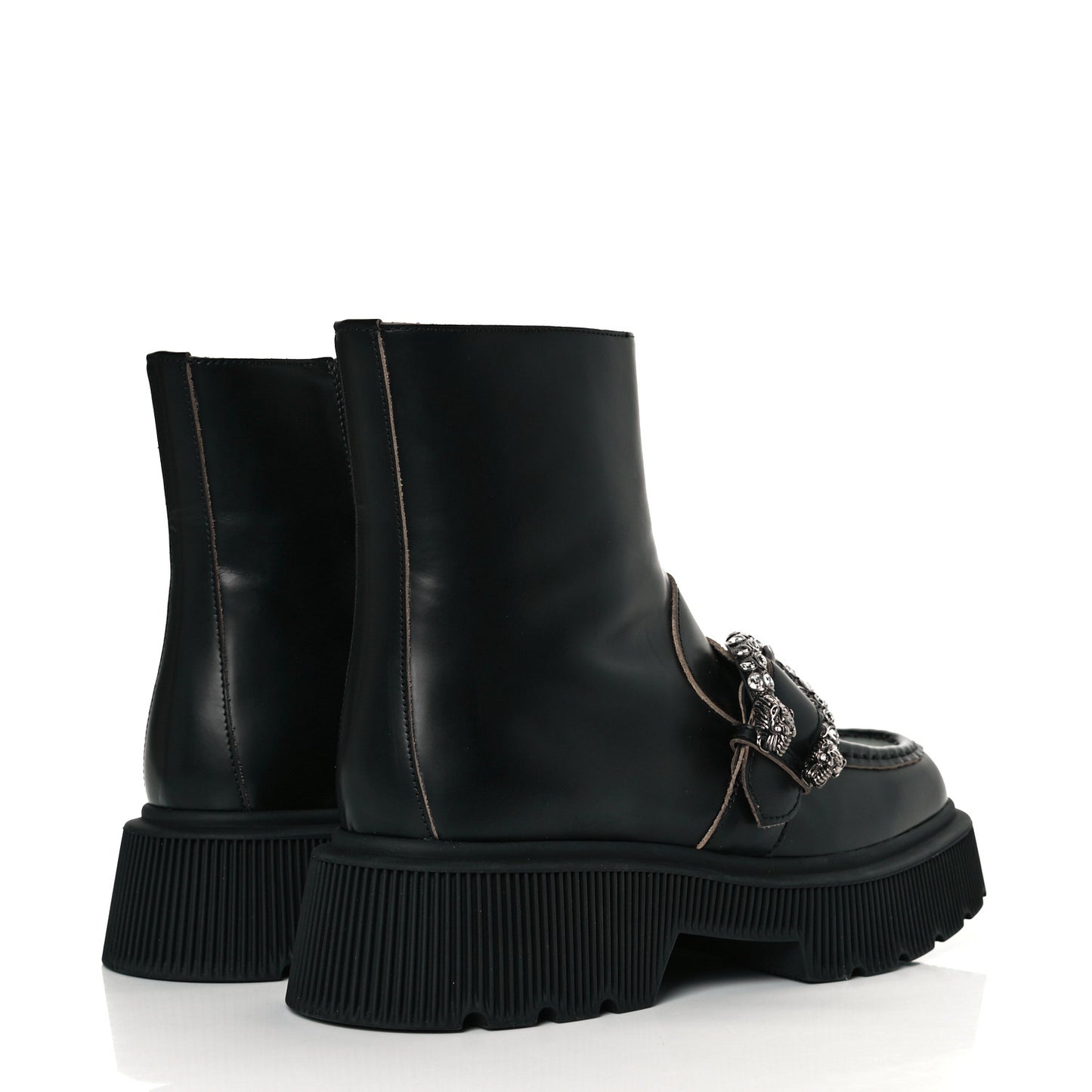 Cordovan Lux Dionysus Hunder Boots 38.5 Black