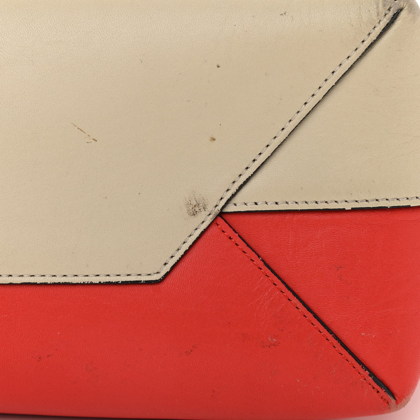 Shiny Smooth Calfskin Small Twisted Cabas Multicolor