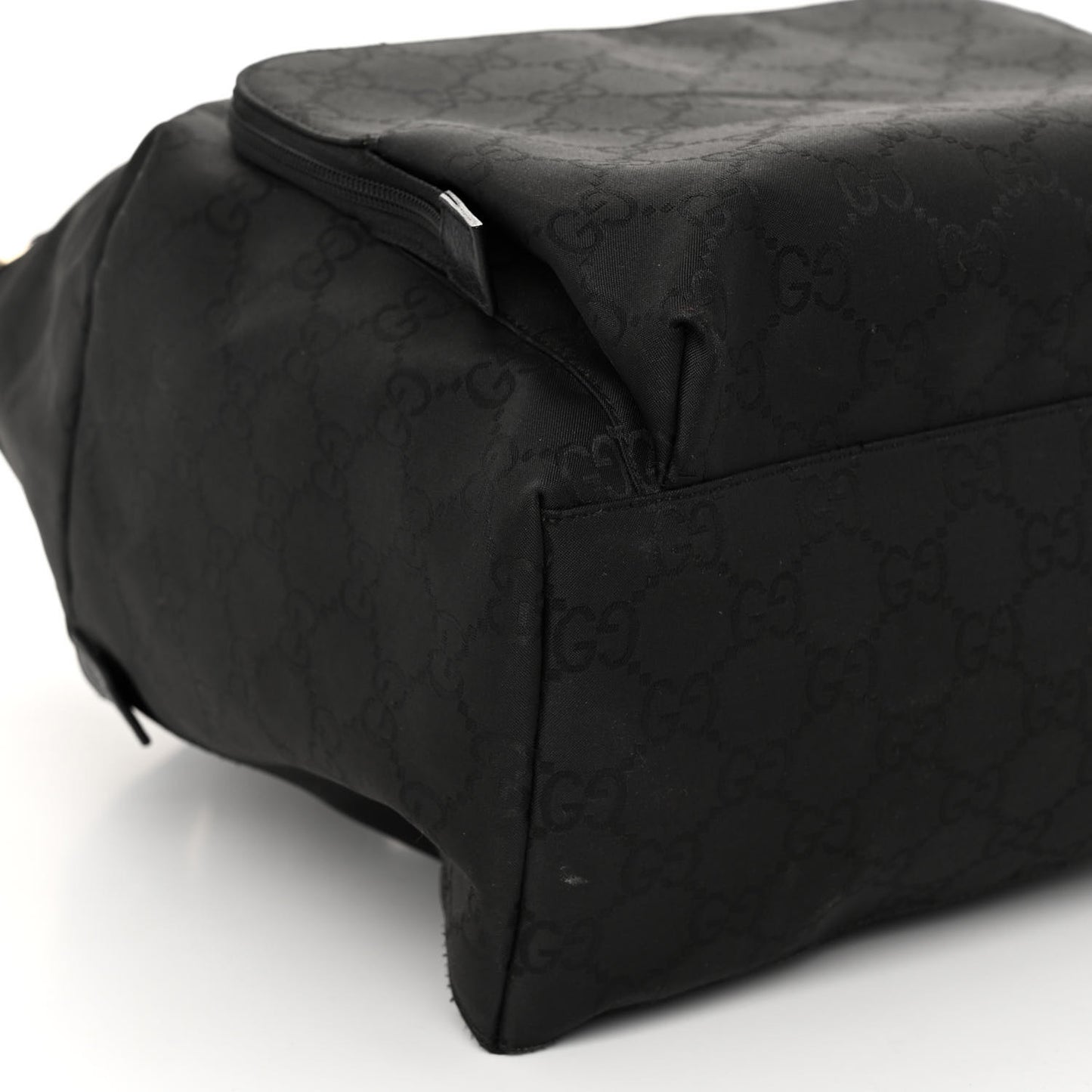 Nylon Monogram Medium Backpack Black