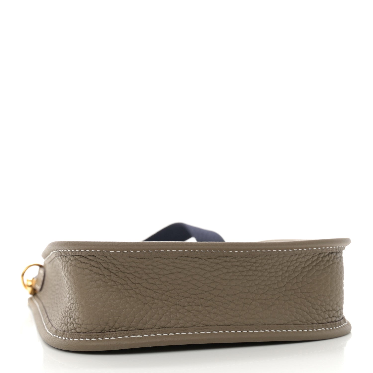 Hermes Taurillon Clemence Amazone Evelyne TPM Etoupe Bleu Indigo 4 of 11