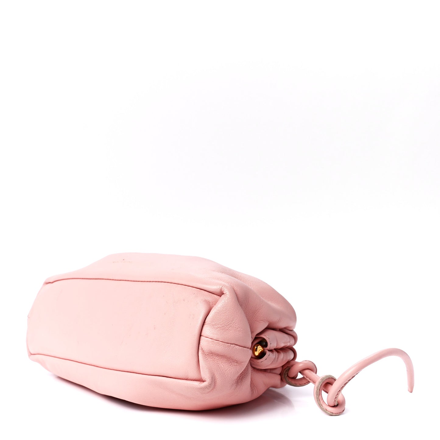 Lambskin Mini Cloud Clutch Dahlia