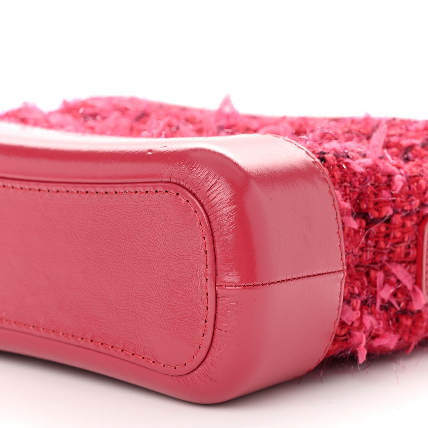 Tweed Calfskin Small Gabrielle Hobo Pink