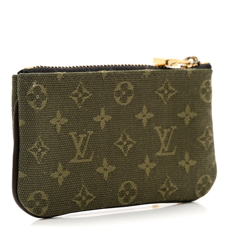 Mini Monogram Key Pouch Kaki