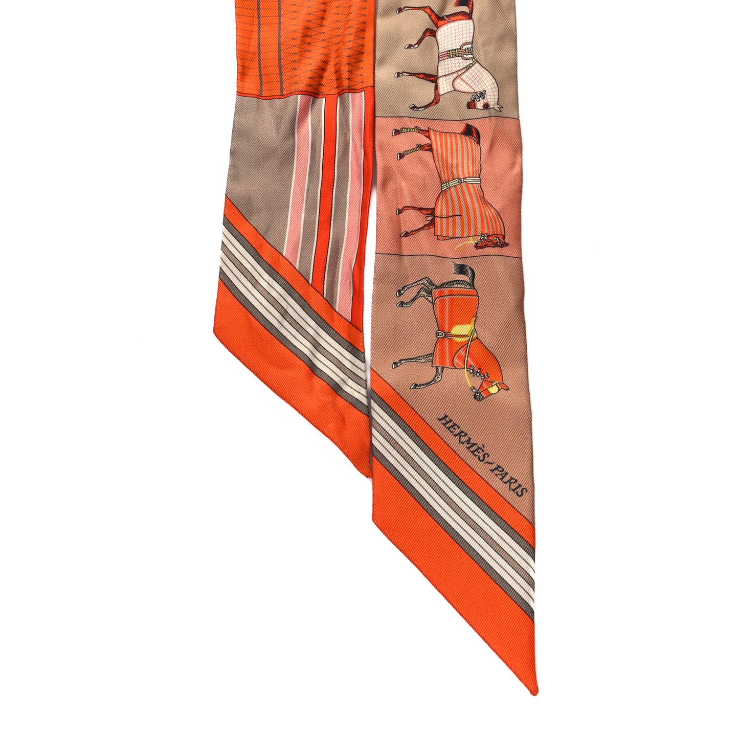 Silk Couvertures Nouvelles Twilly Orange Jaune Capucine