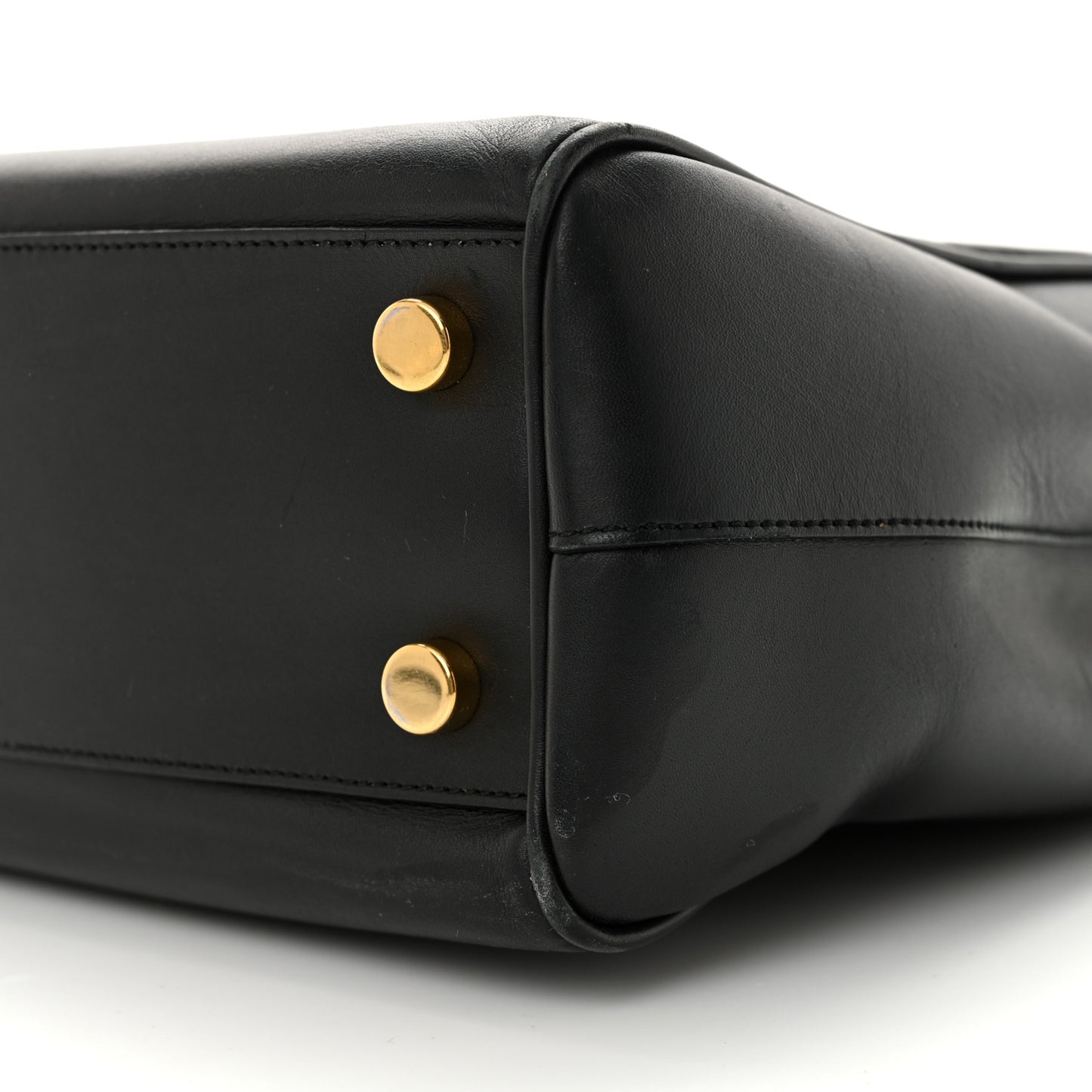 Soft Calfskin Monogram Cassandre Shopper Black