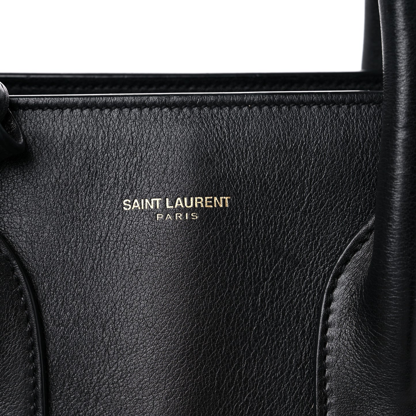Calfskin Small Sac De Jour Black