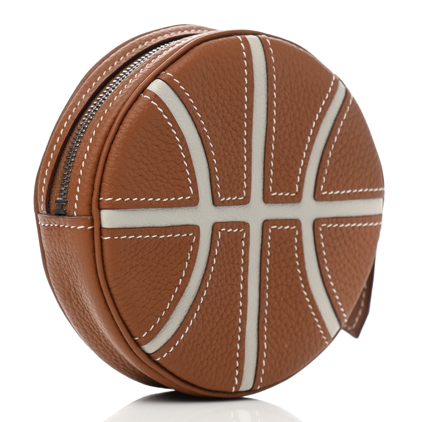 Togo Evercolor Basketball Change Purse Gold Gris Perle