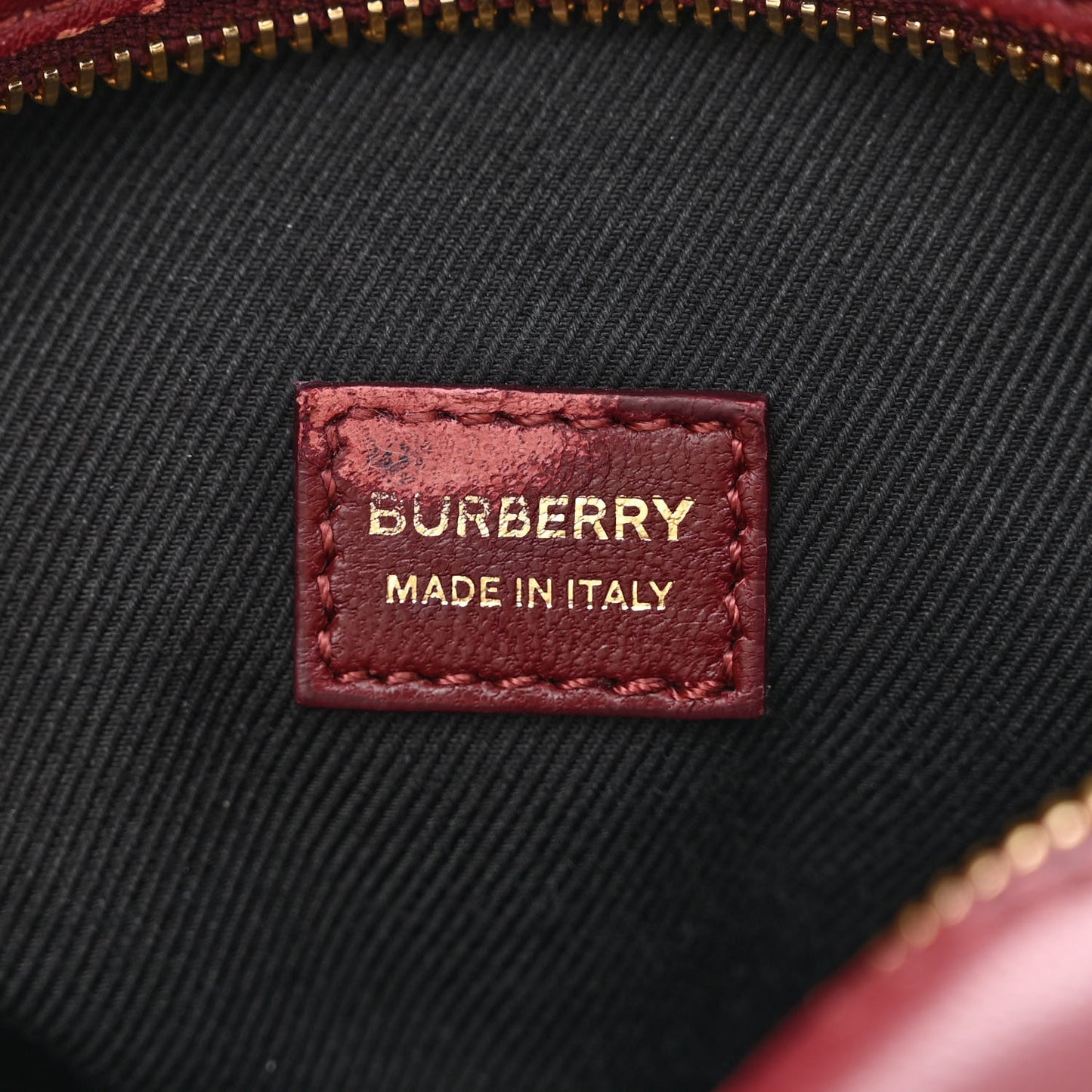 Lambskin Quilted Camera Bag Burgundy Red