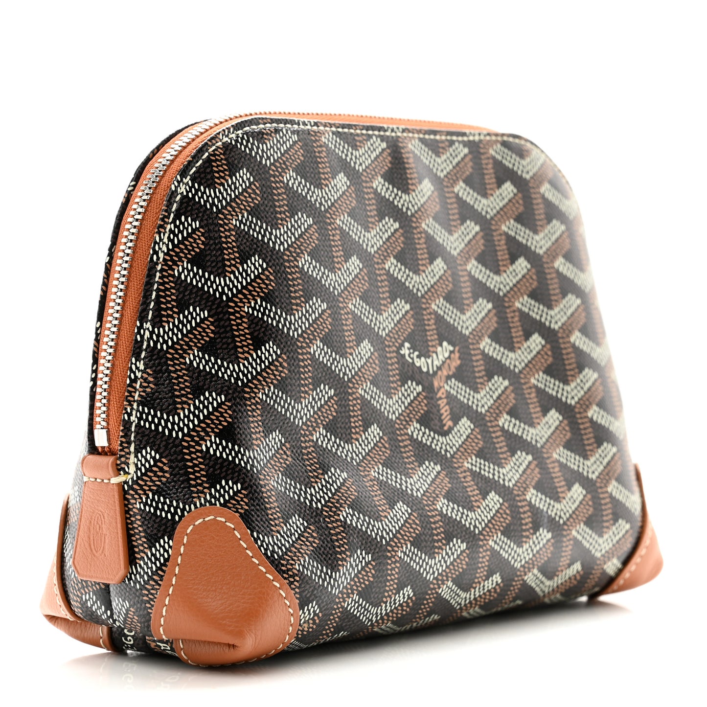 Goyardine Vendome Toiletry Pouch Black Gold