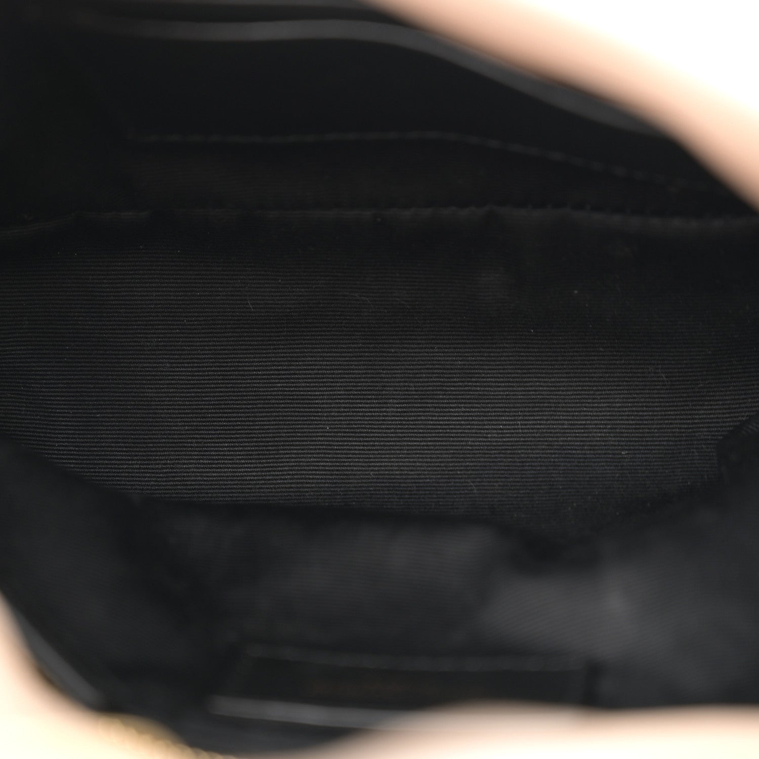 Saint Laurent Lambskin Quilted Toy Loulou Puffer Monogram Chain Satchel Dark Beige 5 of 14