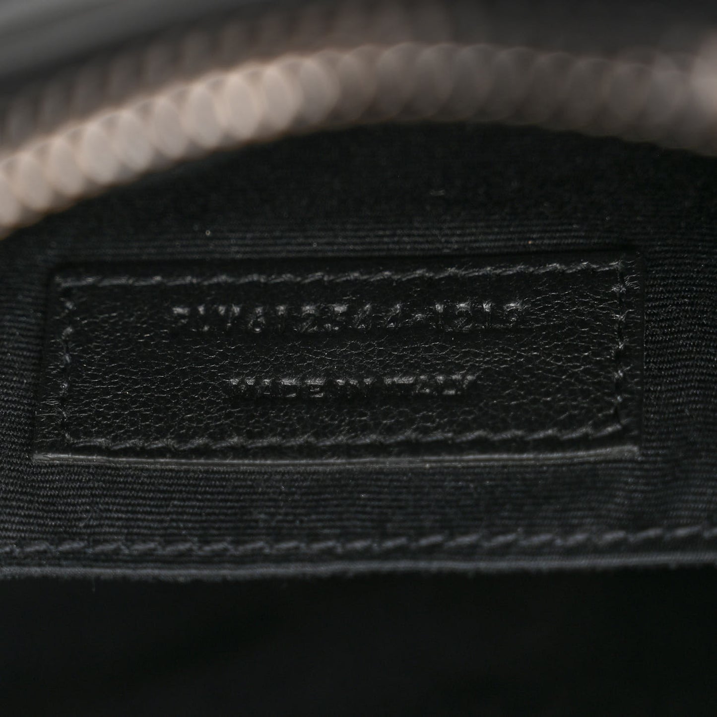 Calfskin Matelasse Monogram Lou Camera Bag Black