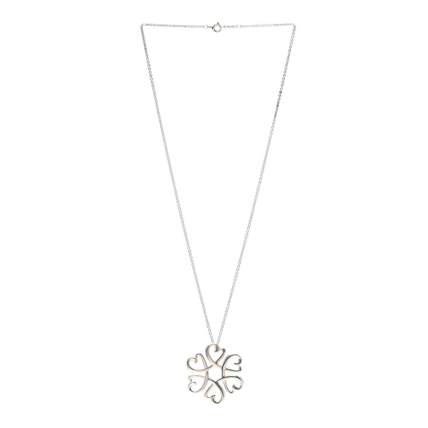 Sterling Silver Paloma Picasso Loving Hearts Pendant Necklace