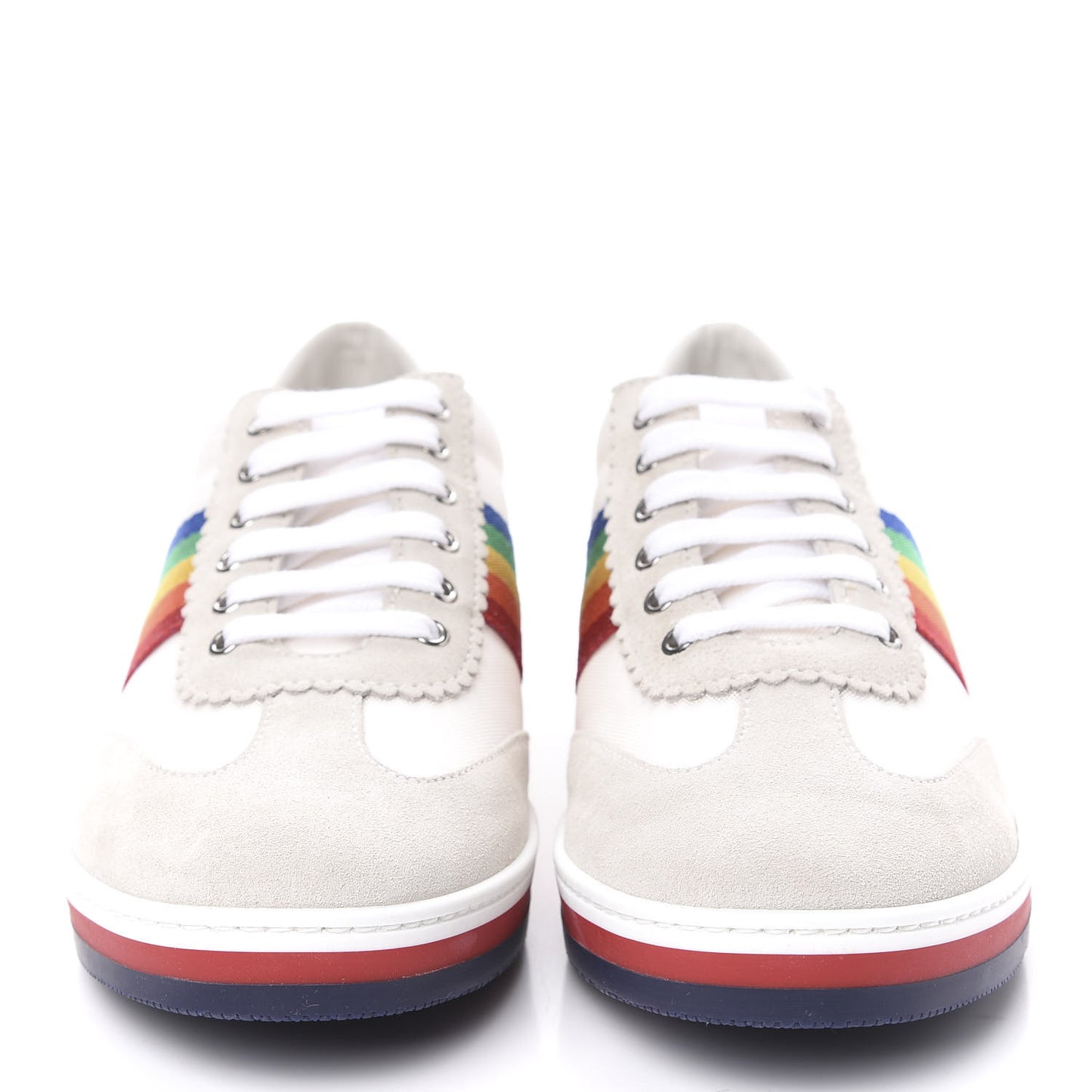 Suede Rainbow Womens G74 Sneakers 37 White
