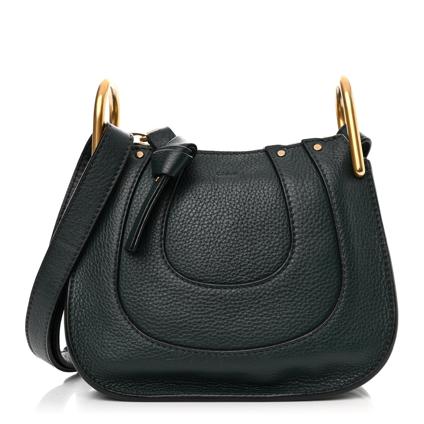 Grained Calfskin Nano Hayley Hobo Rainforest