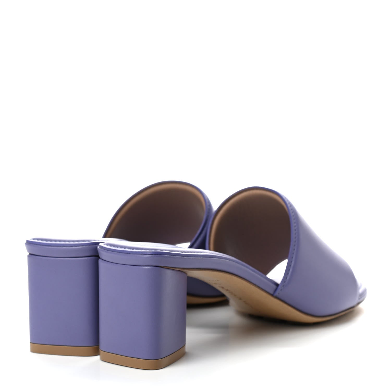 Bottega Veneta Vienna Calfskin The Band Sandals 38.5 Lavender 4 of 7