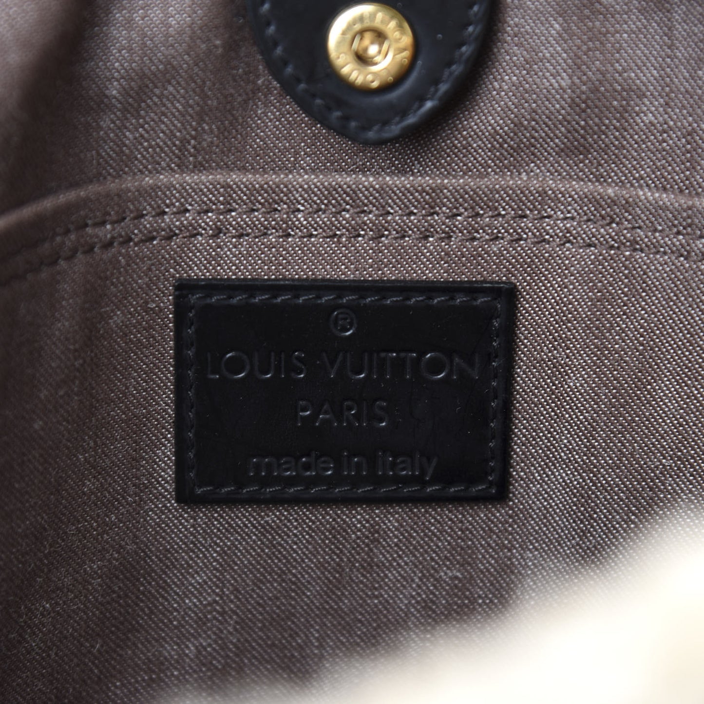 Patent Monogram Shearling Sac Thunder