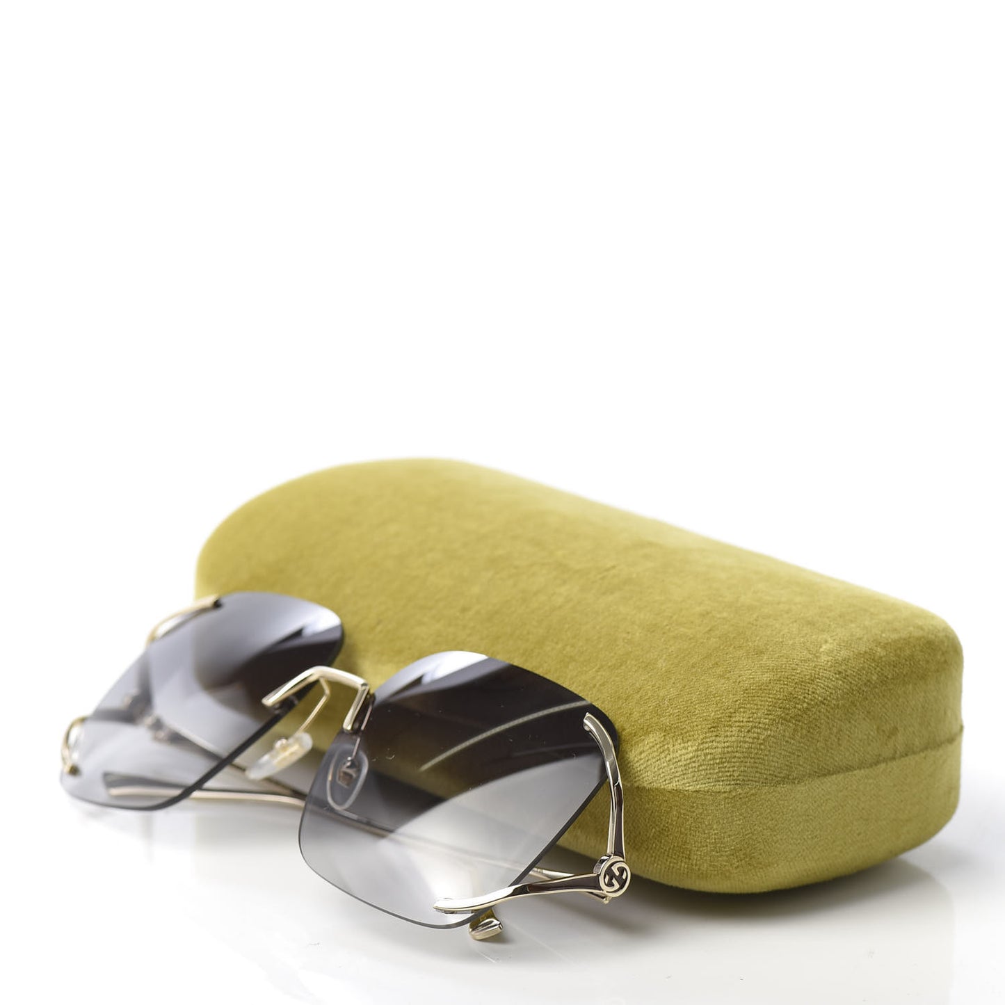 Oversized Sunglasses GG0646S Gold Black