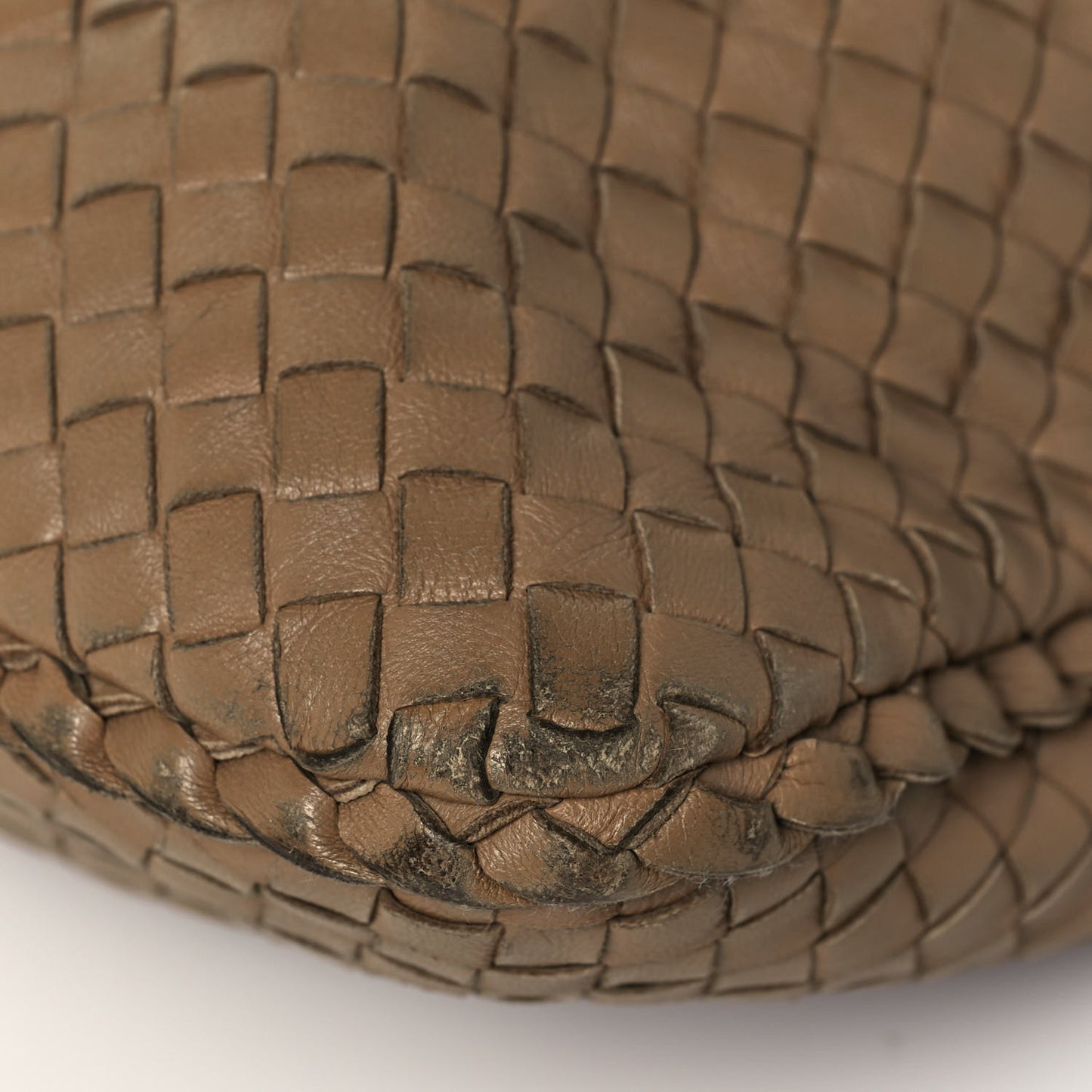 Nappa Intrecciato Medium Veneta Hobo Noce