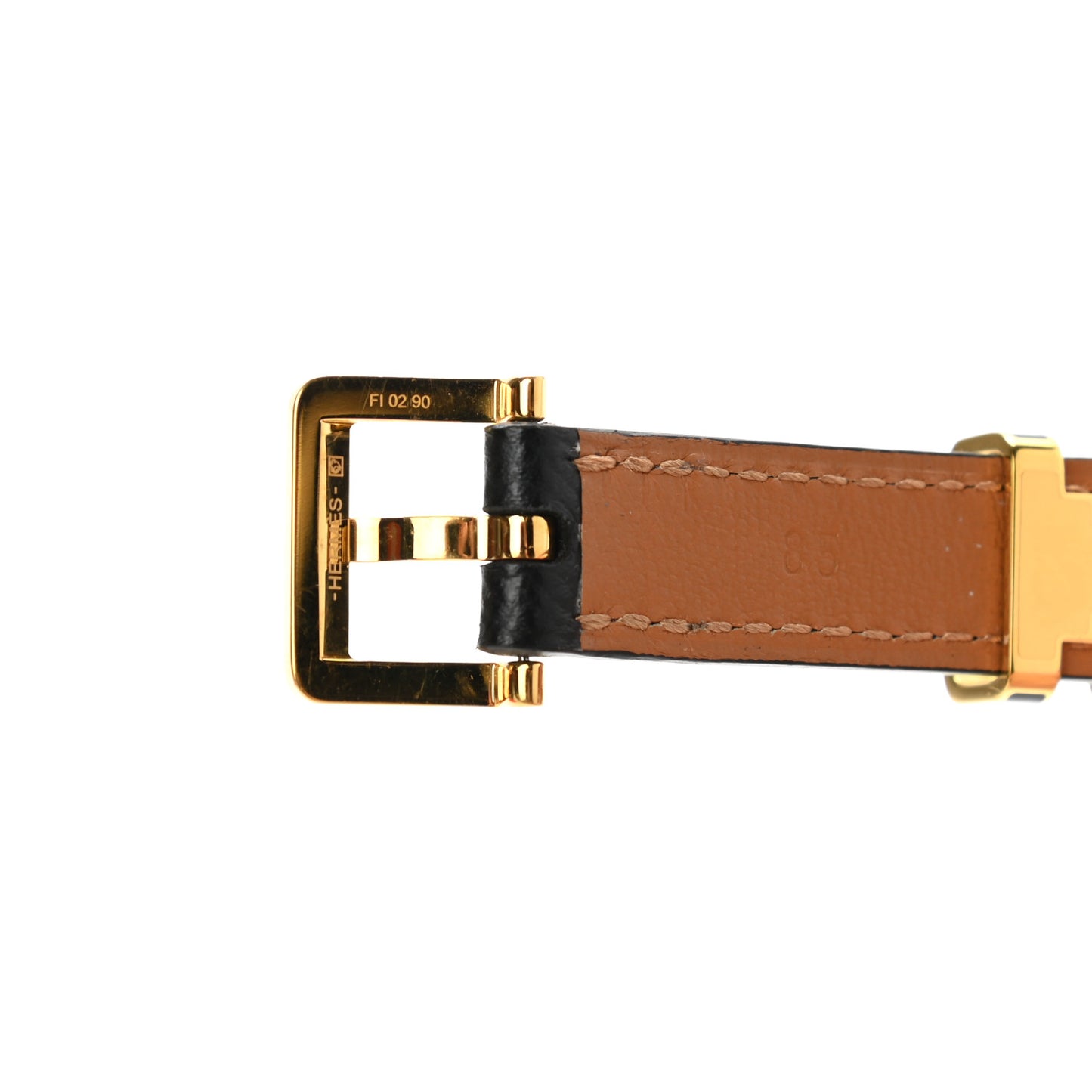 Epsom 15mm Pop H Belt 85 Black